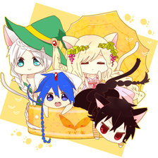 Схема вышивки «Маги-чибики»