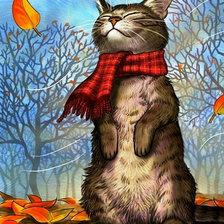 Схема вышивки «Киса»