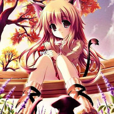 Схема вышивки «Девушка»