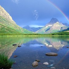 Схема вышивки «у озера»