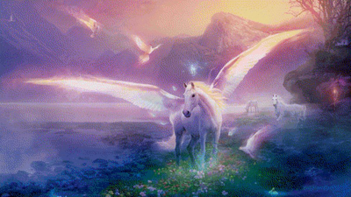 фауна - лошади, фентези - предпросмотр