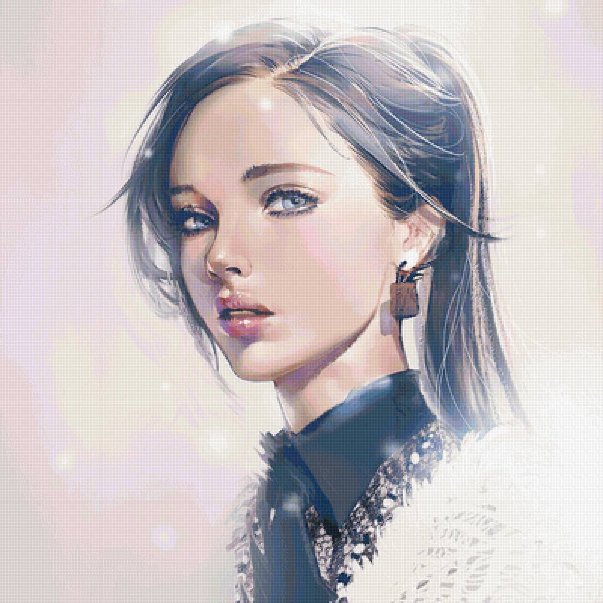 kyrie0201 - siren, jessie, deviantart, девушка, портрет, sway, art - предпросмотр