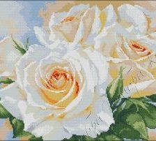 Схема вышивки «Роза»