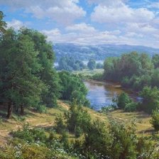 Схема вышивки «природа»