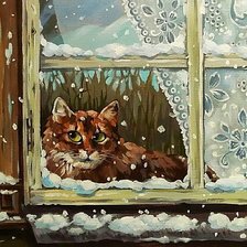 Схема вышивки «Худ. Кира Панина. Новогодняя.»