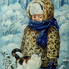 Схема вышивки «Худ. Кира Панина. Что делать?»