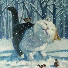 Схема вышивки «Худ. Кира Панина. Зима.»