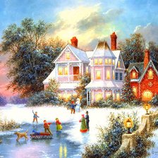 Схема вышивки «Деннис Льюэн»