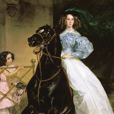 Схема вышивки «наездница»