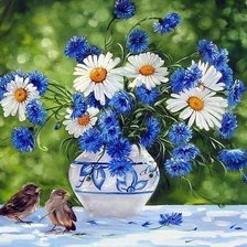 Схема вышивки «Букет»