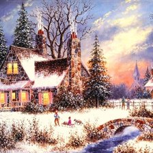 Схема вышивки «Деннис Льюэн»