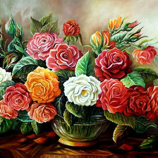 Схема вышивки «Роскошные Розы»