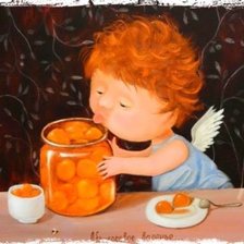 Схема вышивки «абрикосовое варенье»