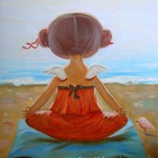 Схема вышивки «йога»