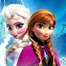 Схема вышивки «анна и эльза»