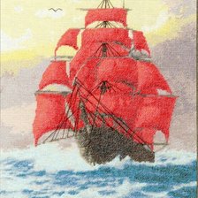 Схема вышивки «Парус/2»