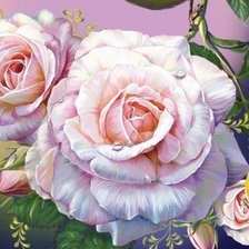 Схема вышивки «розы»