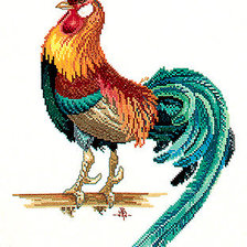 Схема вышивки «Красавец»