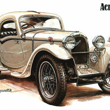 Схема вышивки «Ретро автомобиль»