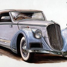 Схема вышивки «Ретро автомобиль2»