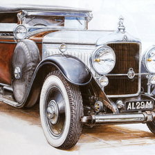 Схема вышивки «Ретро автомобиль3»