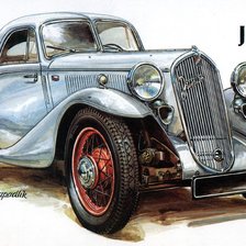 Схема вышивки «Ретро автомобиль5»