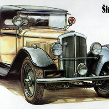 Схема вышивки «Ретро автомобиль7»