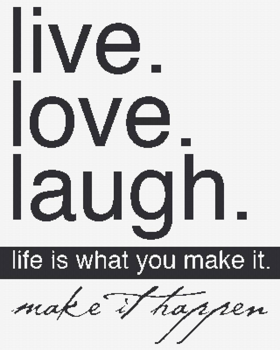 live.love.laugh - жизнь, любовь, работа, мотивация, надпись, смех - предпросмотр