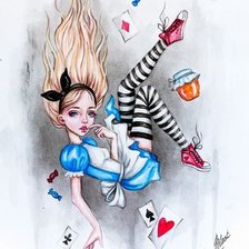 Схема вышивки «Алиса»