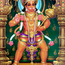 Схема вышивки «Хануман»