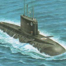 Схема вышивки «лодка»