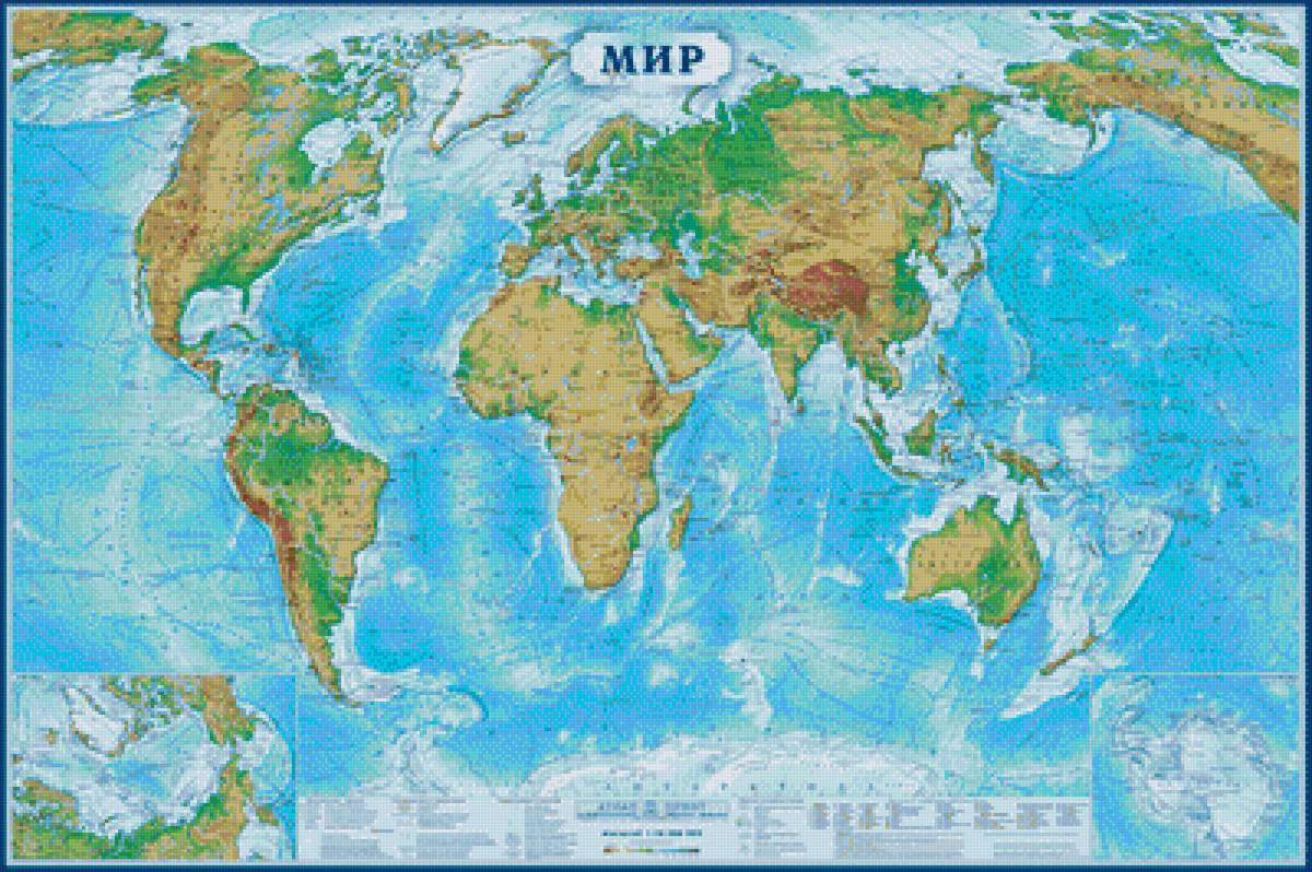 Карта мира - предпросмотр