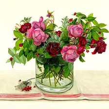 Схема вышивки «букет фуджико»