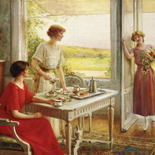 Схема вышивки «утро»