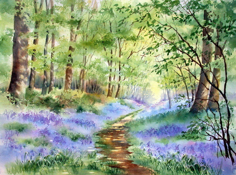 лесная тишь - природа, лес - оригинал