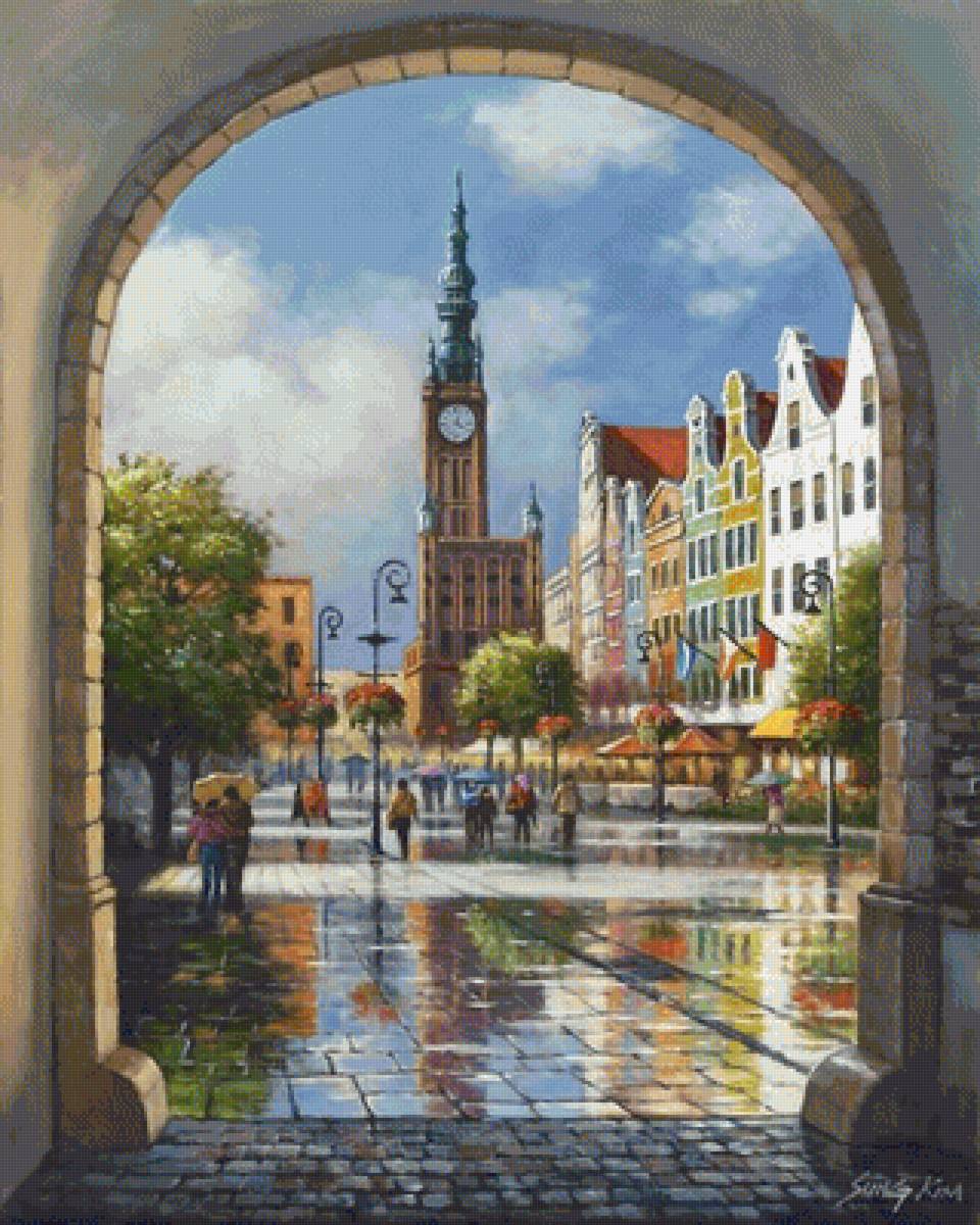 Волшебный город - городской пейзаж, город - предпросмотр