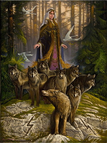 новолетие - угланов алексндр, волки, новолетие - оригинал