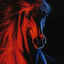 Схема вышивки «лед и пламя»