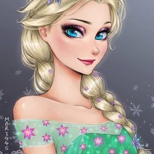 Схема вышивки «Эльза»