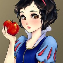 Схема вышивки «Белоснежка»