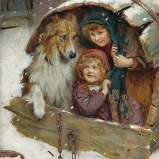 Схема вышивки «друзья»