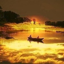 Схема вышивки «Закат»