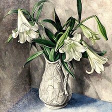 худ. Харольд Клейтон. Лилии.