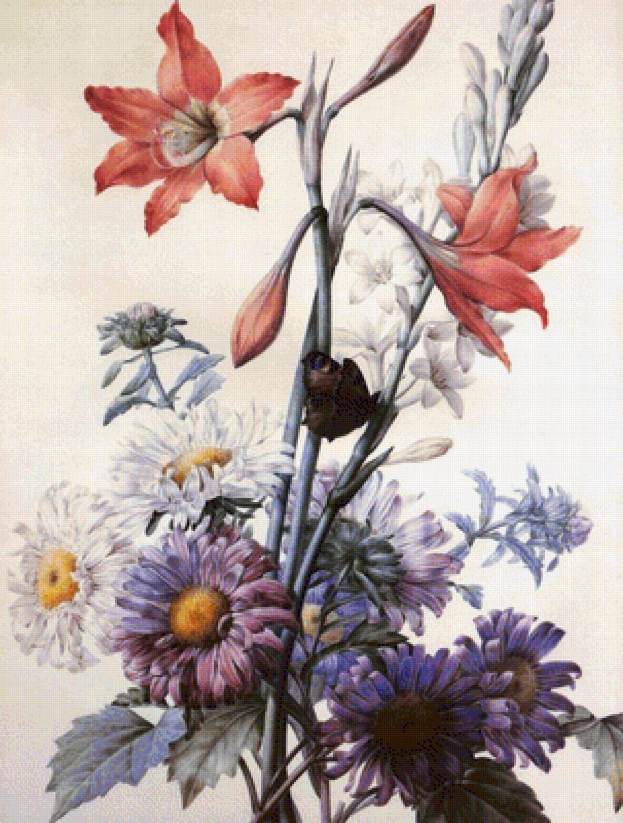 Букет - цветы, живопись, букет - предпросмотр