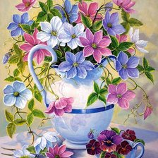 Схема вышивки «букет»