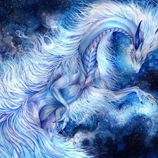 Схема вышивки «дракон воздуха»