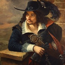 Схема вышивки «мушкетер»