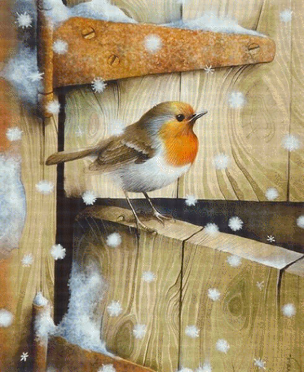 зима - зима, птицы - предпросмотр