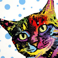 Схема вышивки «кот»