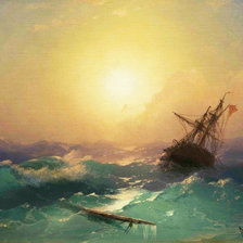 Схема вышивки «айвазовский»